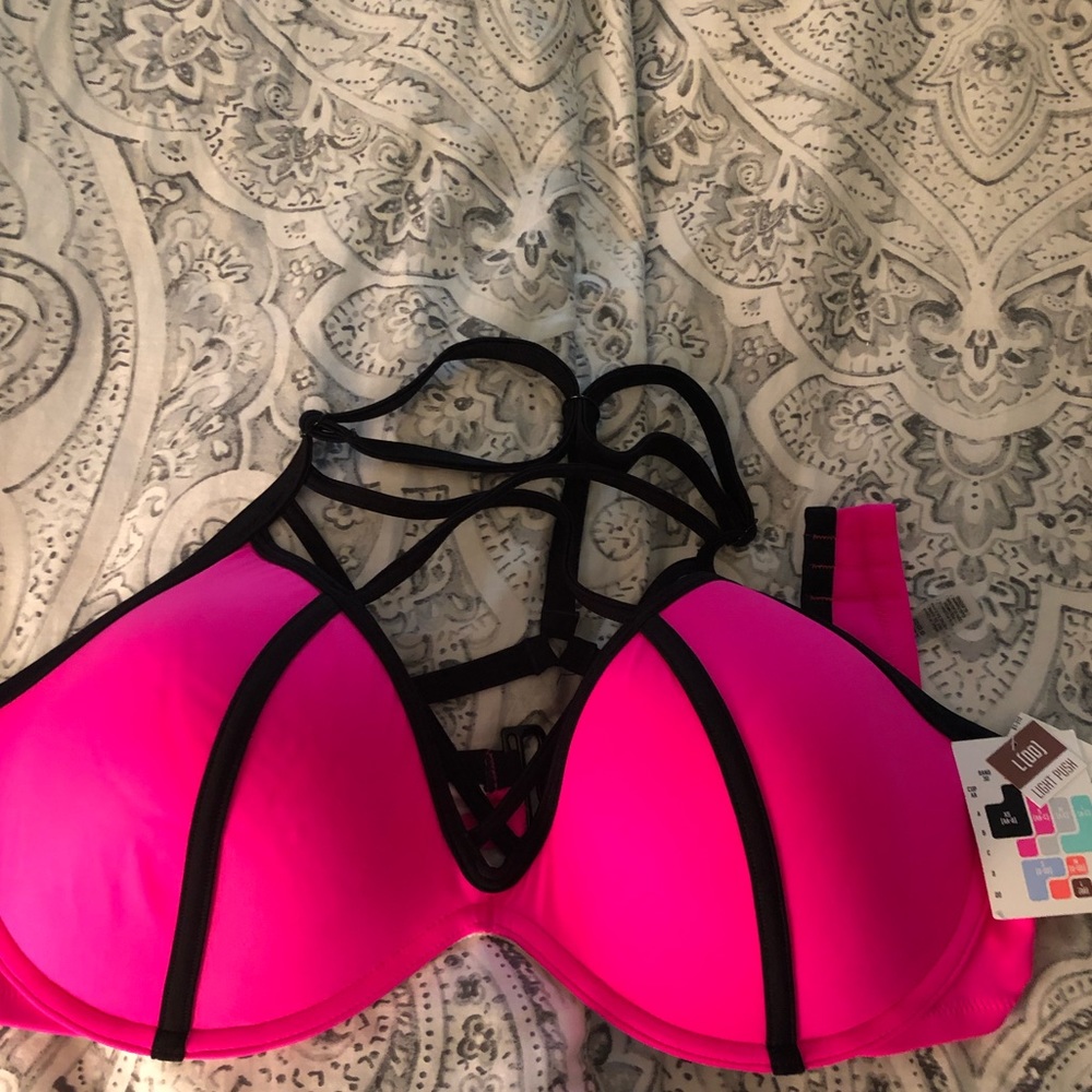 NEW PINK swim top